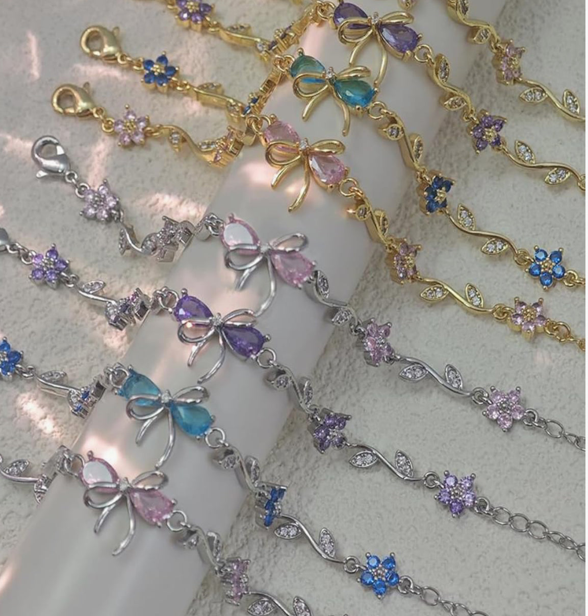 Princess Bow Bracelets
